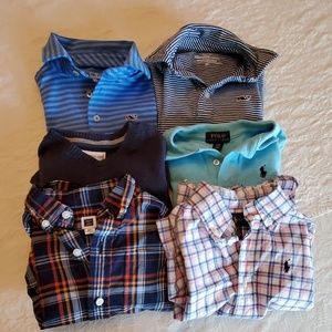 2T boys shirts Vineyard Vines, Ralph Lauren, Janie